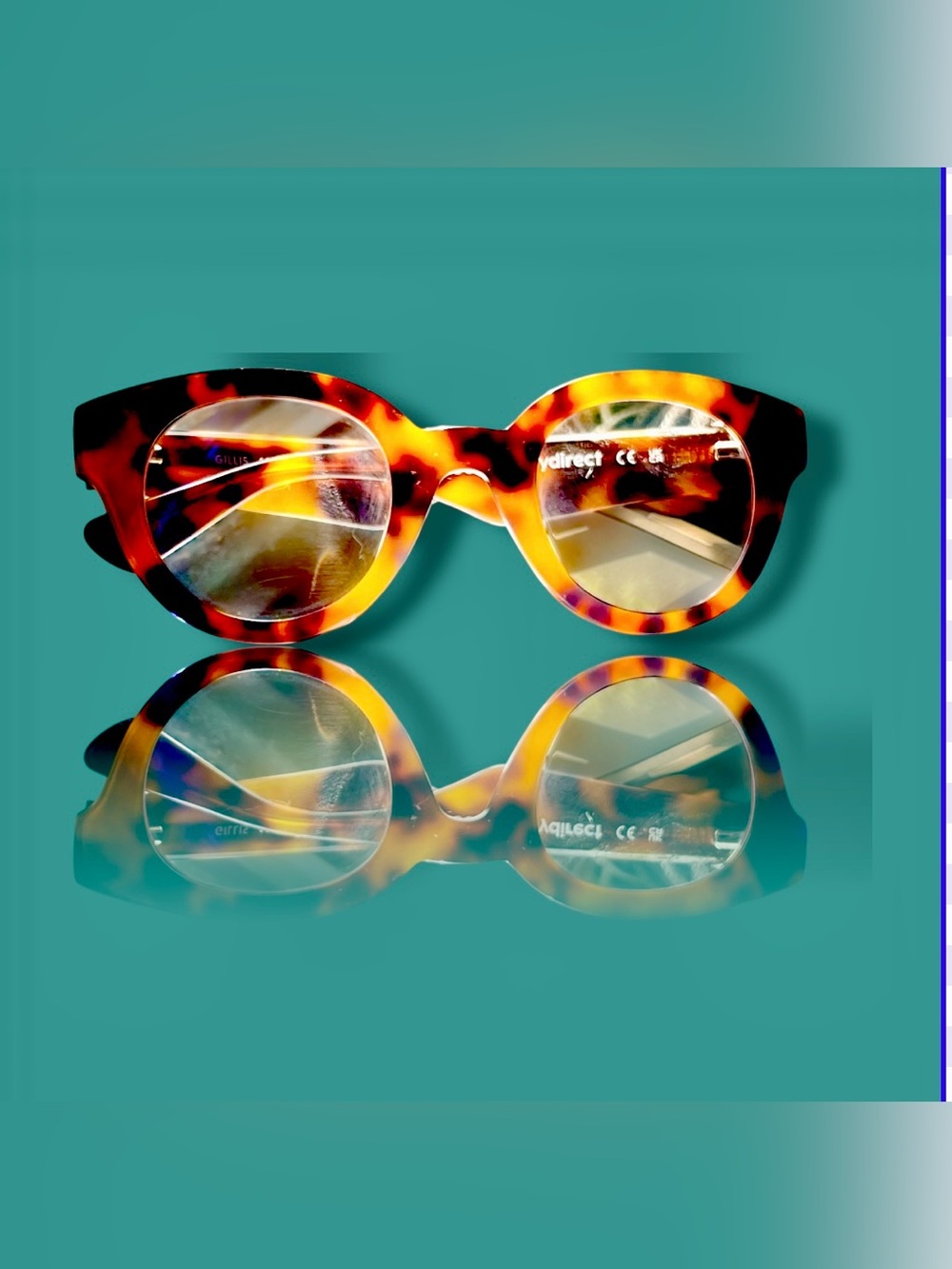 EyeBuyDirect +2.5 premium progressive blue light filtering reading glasses
